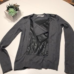 Bailey 44 Leather Cardigan